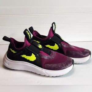 Nike Flex Plus SE(GS) Running Shoe DJ1595-607 Sangria Black White Size 5.5y (7w)